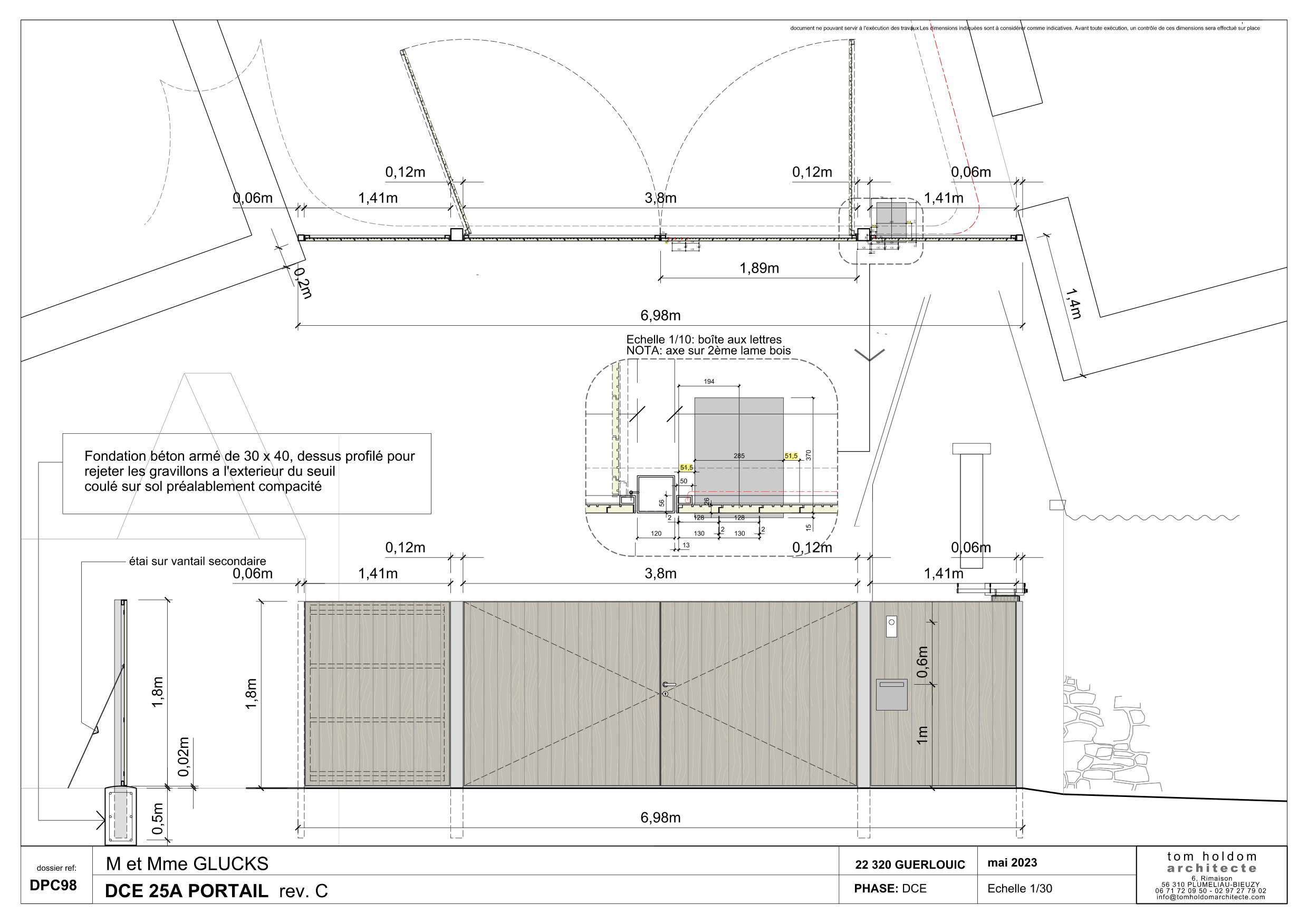 entrance gate drawing